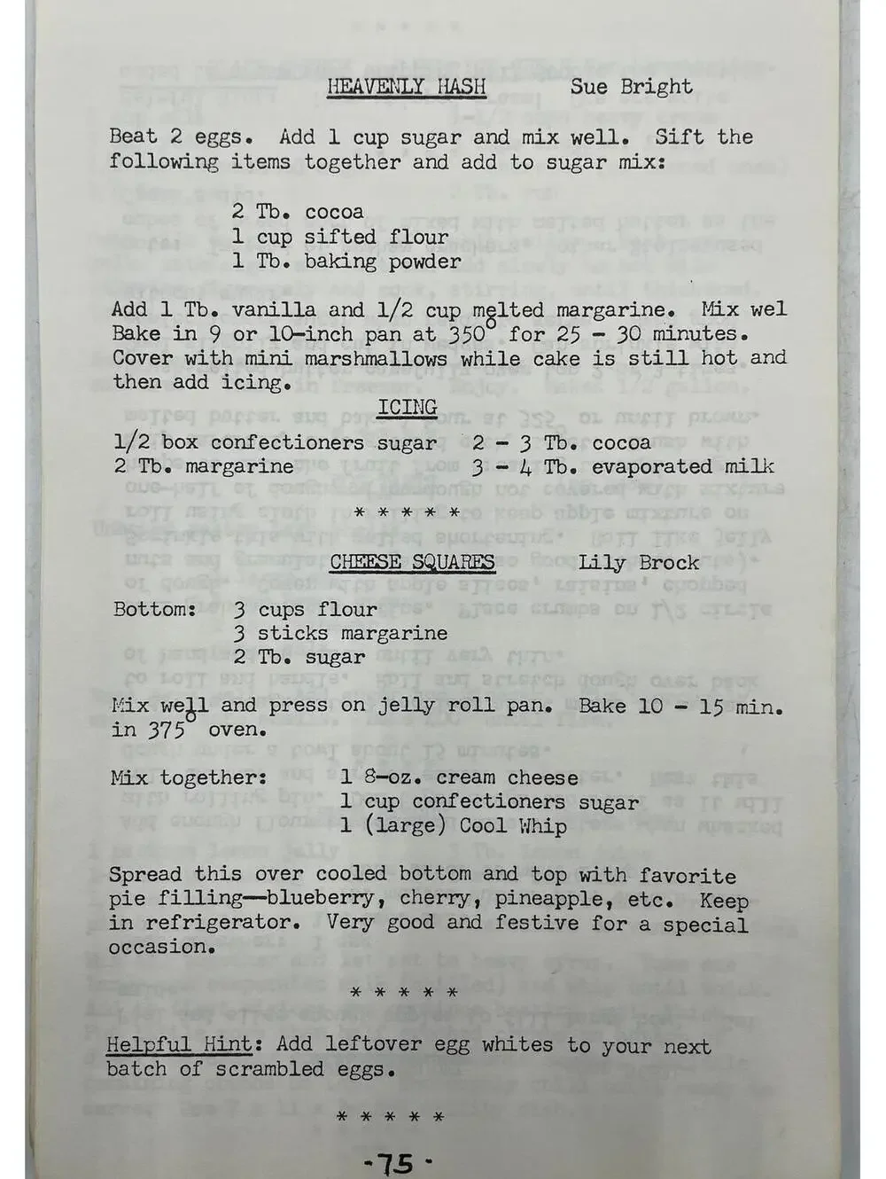 Vintage 1970s Community Cookbook: Methodist Church Recipes, Connecticut